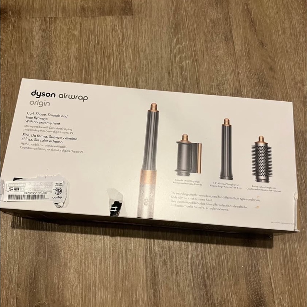 Dyson Airwrap Origin Multi-Styler, 1.2" Barrel, Round Brush, Flyaway Attachment